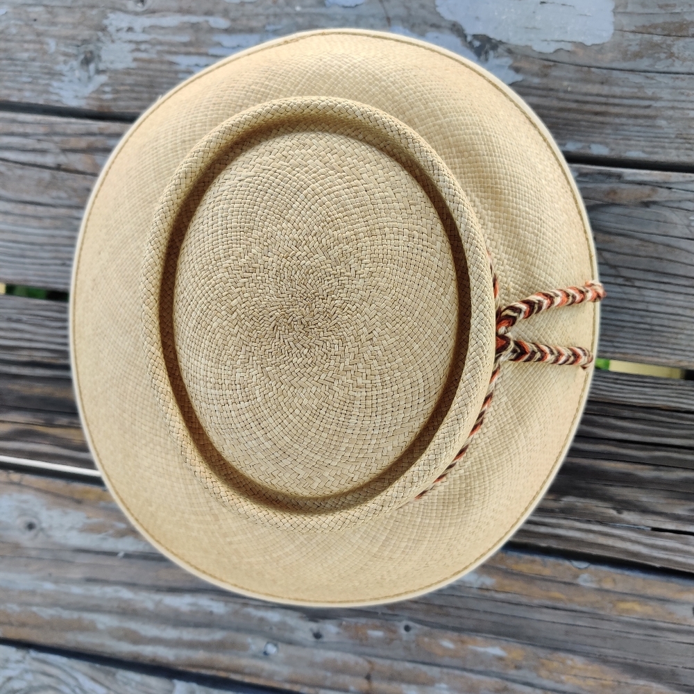 Knox Straw Hat, Roundup Collection Sz. 7-1/8